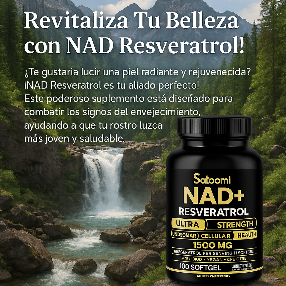 NAD + Resveratrol - La Fusión de Energía y Longevidad